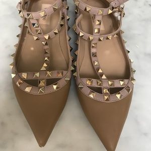 Valentino caged flats